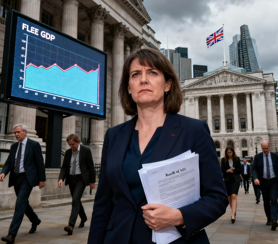 U.K. Growth Stalls in July, Raising Pressure on Reeves Ahead of Autumn Budget
