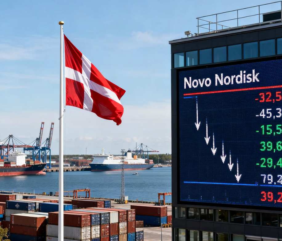 Denmark Cuts Growth Forecast as Novo Nordisk Faces Pressure from U.S. Tariffs and Weight-Loss Drug Competition